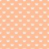 1.5 inch Mini White Crowns on Peach Fuzz color of the Year 2024