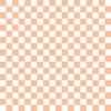 Small Checkerboard Checks in Peach Fuzz Color of the Year 2024 and White