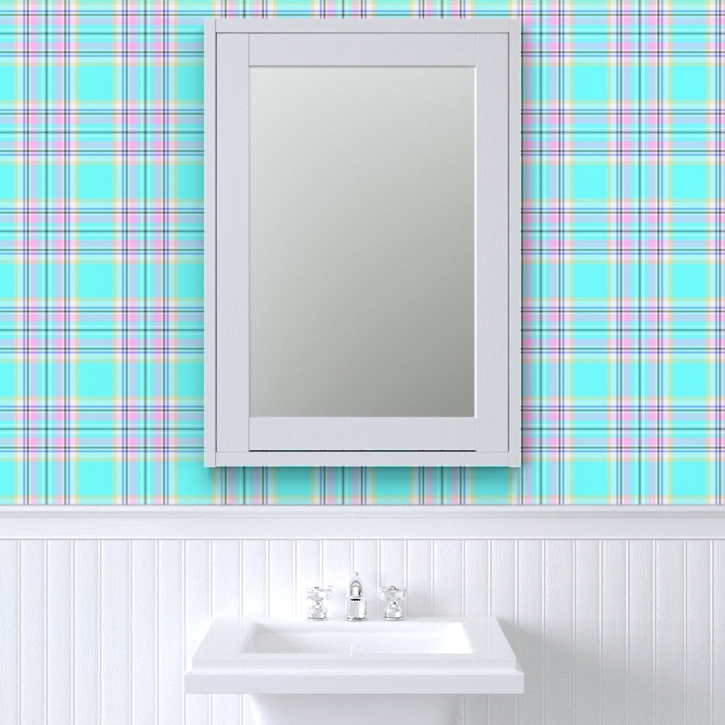 Large Royal Floridian Tartan Check Plaid Wallpaper florida wallpaper