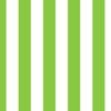Lime and White 2 Inch Vertical Cabana Stripes