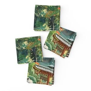 Eden of Tranquility A Japanese Water Garden Paradise Home Styling Collection Design Collection harmony garden napkins design
