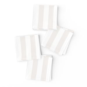 1 Inch Bone White Classic Stripe Pattern Interior Collection Home Decor Collection modern napkins design