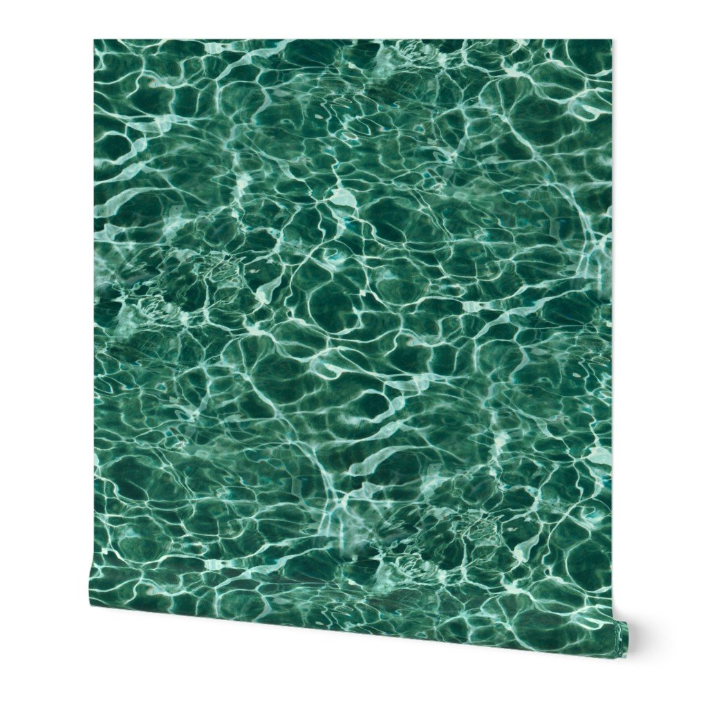 Capri Blue Grotto Sunlit Water Ripples Decor Collection Home Decor Collection sea reflections wallpaper