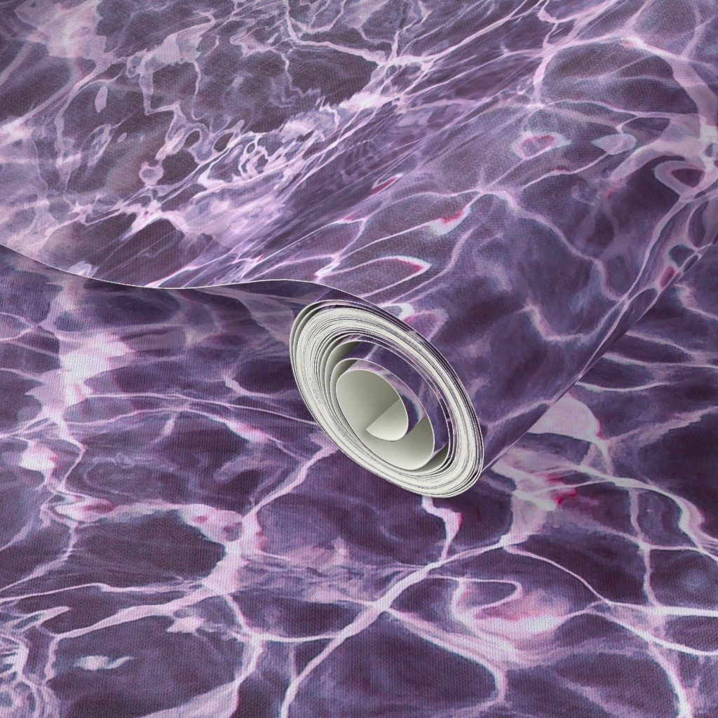 Mallorca Cala Deia Rose Violet Water Ripples Home Decor Collection Home Styling Collection dusty purple wallpaper
