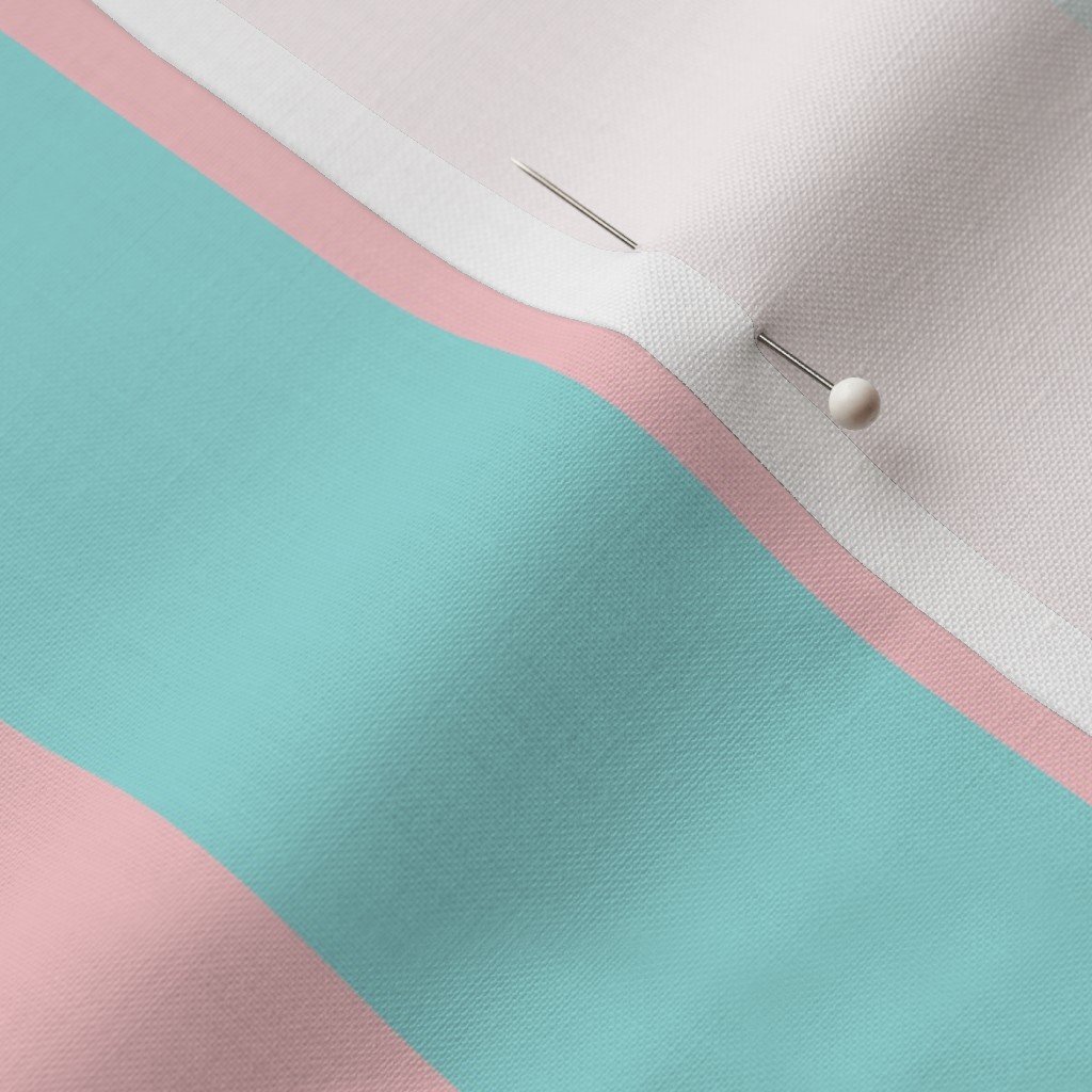 Pink and Aqua Summer Gazebo Cabana Tent 2 Inch Stripes Fabric 2 inch fabric