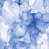 Alcohol Liquid Ink Swirls in Light Blue Porcelain Glaze