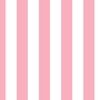 2 Inch Bubble Gum and White Vertical Cabana Stripe