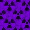 Purple and Black Radioactive Hazmat Grunge Pattern