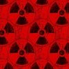 Red and Black Radioactive Hazmat Grunge Pattern