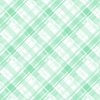 Faded Madras Diagonal Plaid in Mint
