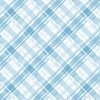 Faded Madras Diagonal Plaid in Blue