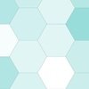 Hexagonal Aqua Teal Honeycomb Pattern