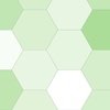 Hexagonal Green Freshness Honeycomb Pattern