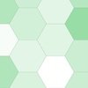 Hexagonal Mint Delight Honeycomb Pattern