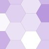 Hexagonal Lavender Harmony Honeycomb Pattern