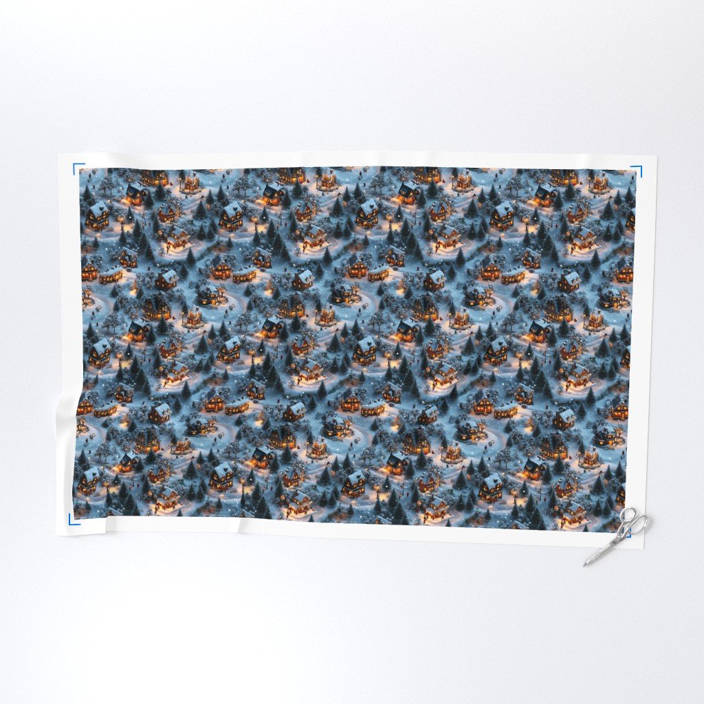 Night Before Christmas - Twilight Serenity Fabric christmas fabric