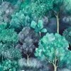 Endless Forest Watercolor - Emerald Mist