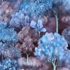 Endless Forest Watercolor - Sapphire Dawn
