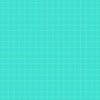 1 Inch Grid Line Pattern with White Lines on Turquoise