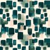 Abstract Earthy Brushstroke Blocks in Teal and Soft Peach