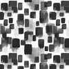 Abstract Monochrome Brushstroke Blocks in Black White and Gray