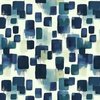 Abstract Brushstroke Blocks in Navy Teal and Soft Cream