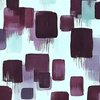 Large Abstract Brushstroke Blocks in Burgundy Teal and Soft Mint