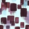 Large Abstract Brushstroke Blocks in Burgundy Lavender and Soft Mint