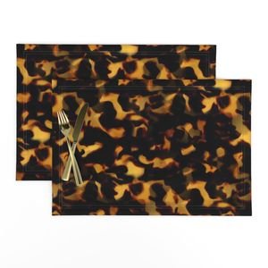 Original Gold and Brown Tortoiseshell Seamless Repeat Pattern Design Collection Design Collection tortoise shell placemat design