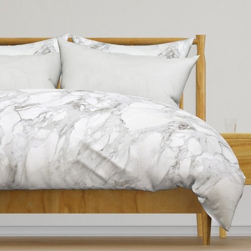 White Natural Marble - Natural Grey Veined Stone Home Decor Collection Design Collection grey and white duvet cover design