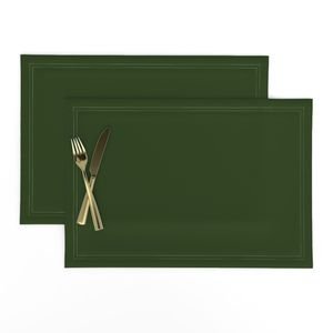 Lichen Green Solid Trim Color French Provincial Spring Home Styling Collection Decor Collection sage solid placemat design