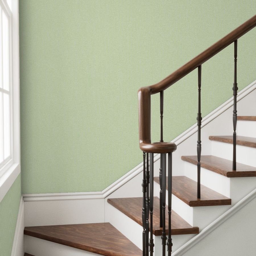 Grass Cuttings Green Pinstripe with White Pinstripes Dad Edit Home Styling Collection Home Decor Collection fresh wallpaper
