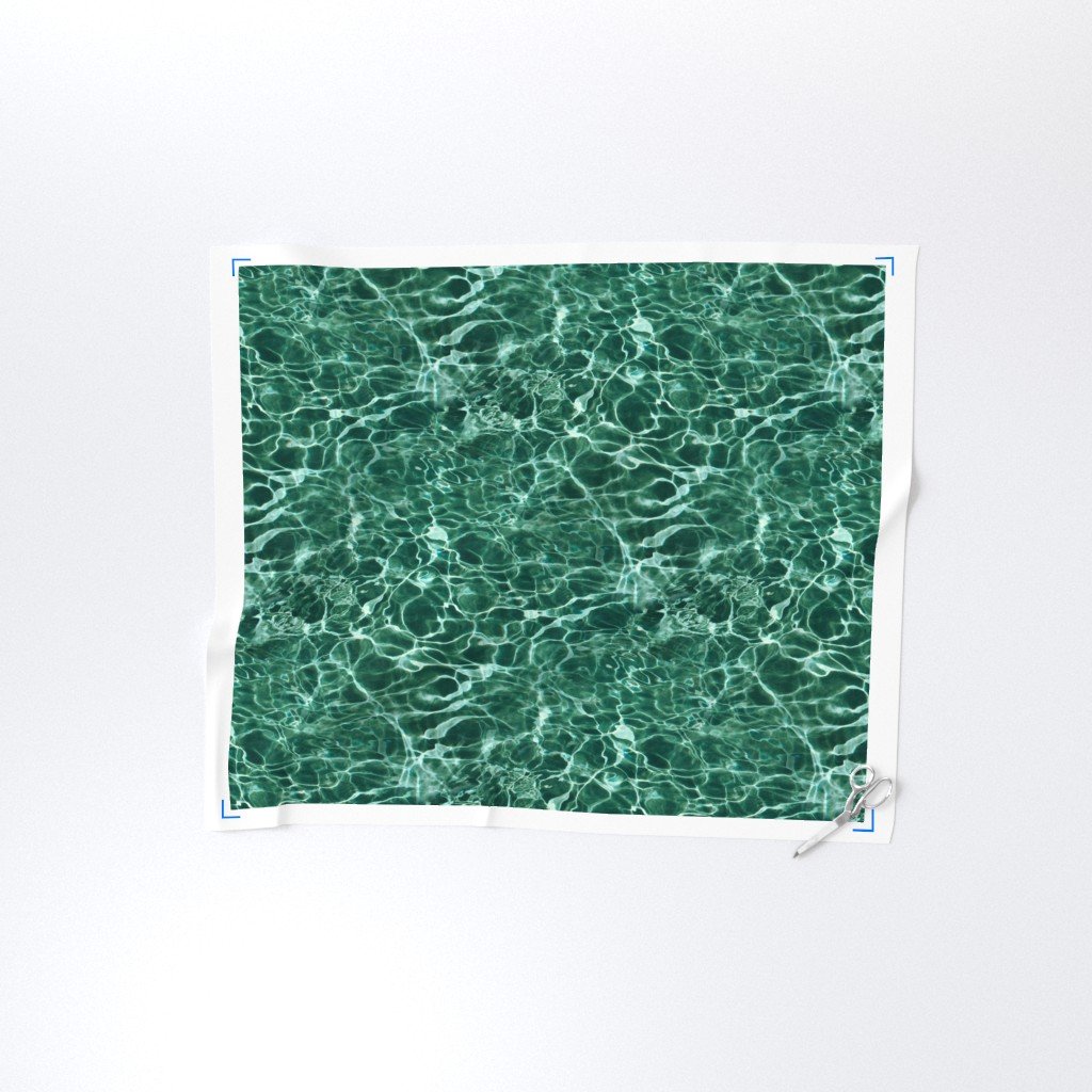 Capri Blue Grotto Sunlit Water Ripples Decor Collection Home Decor Collection aqua blue fabric