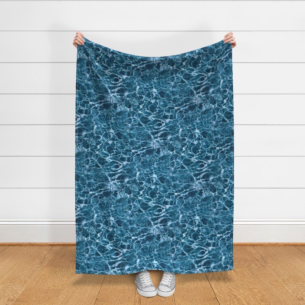 Naxos Aegean Blue Water Ripples Home Decor Collection Design Collection aegean blue fabric