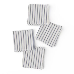 Micro Stressed Blue Denim Mattress Ticking Interior Collection Home Styling Collection blue stripe napkins design