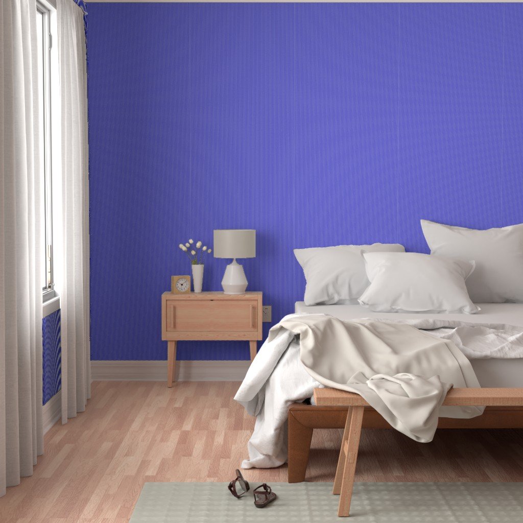 Subtle Cream White and Blue 1 16 Inch Vertical Stripes Home Styling Collection Home Styling Collection cream white wallpaper