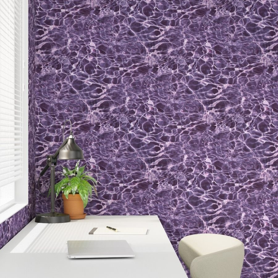Mallorca Cala Deia Rose Violet Water Ripples Home Decor Collection Home Styling Collection rose violet wallpaper