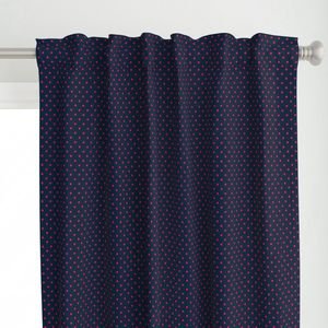 Mini Hot Pink Polkadots on Navy Blue Decor Collection Decor Collection mini polka dots curtain design