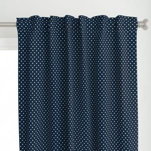 Mini White Polkadots on Navy Blue Interior Collection Design Collection mini polka dots curtain design