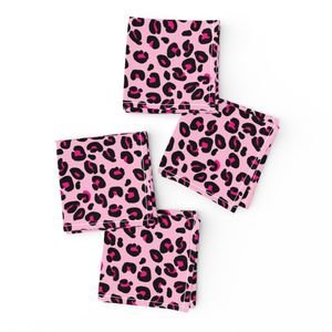 Leopard Spots Pink Home Decor Collection Home Styling Collection hot pink napkins design