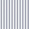 Mattress Ticking Stripe in Deep Midnight Blue