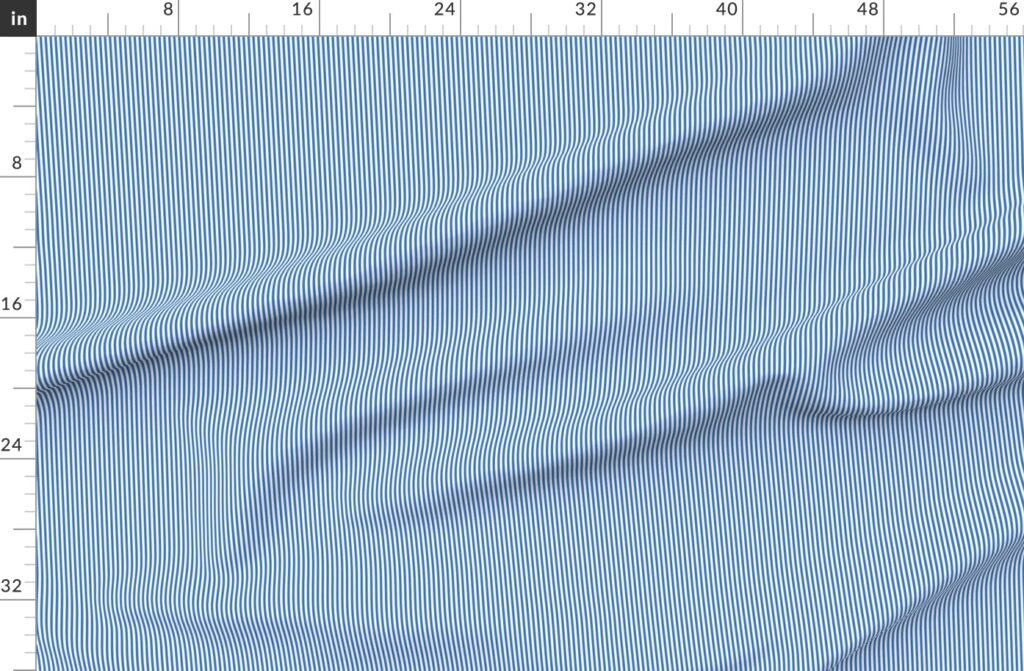 Sofa Nap Blue Pinstripe with White Pinstripes Dad Edit Fabric design