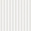 Warm Beige Thin Ticking Stripes on White