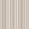 Sandstone Cream Thin Ticking Stripes on Misty Taupe