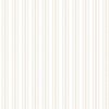 Sandstone Cream Thin Ticking Stripes on White