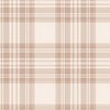 Muted Clay Pink Large Traditional Tartan Plaid Pattern