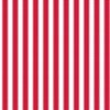 Serrated Peppermint Red Classic Stripe on White