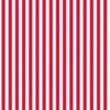 Serrated Peppermint Red Small Stripe on White