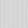 Serrated Silver Tinsel Mini Stripe on White