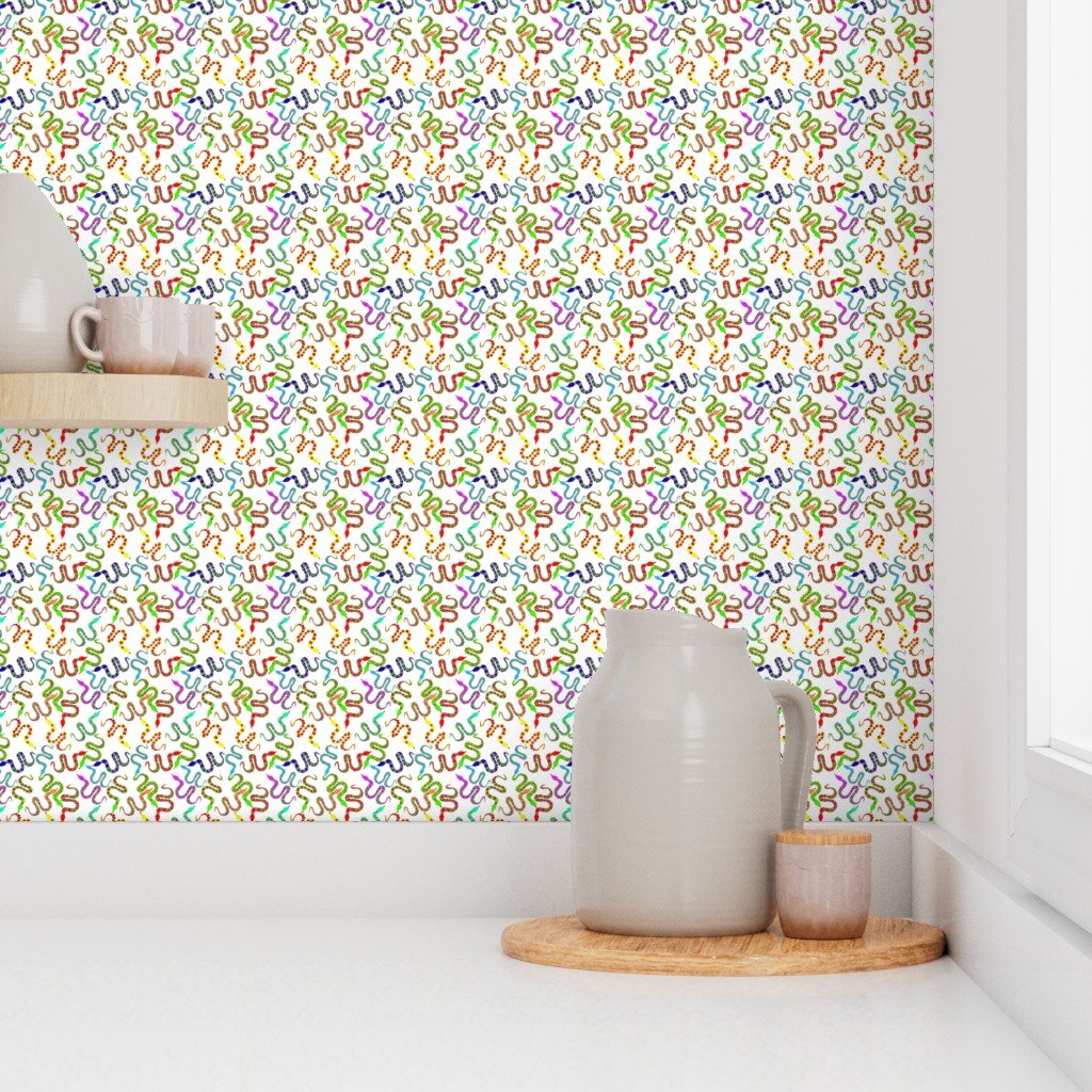 Neon Snakeys Bright Colored Snakes Design Collection Home Decor Collection neon snakeys wallpaper